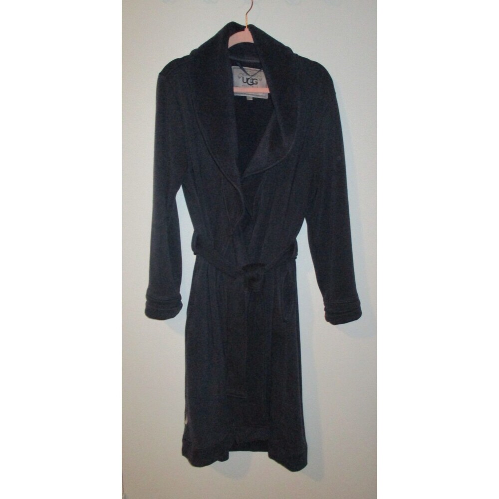 Ugg Womens Sz XL Duffield Robe Navy Blue Soft Cozy Style UA4101W *Read*